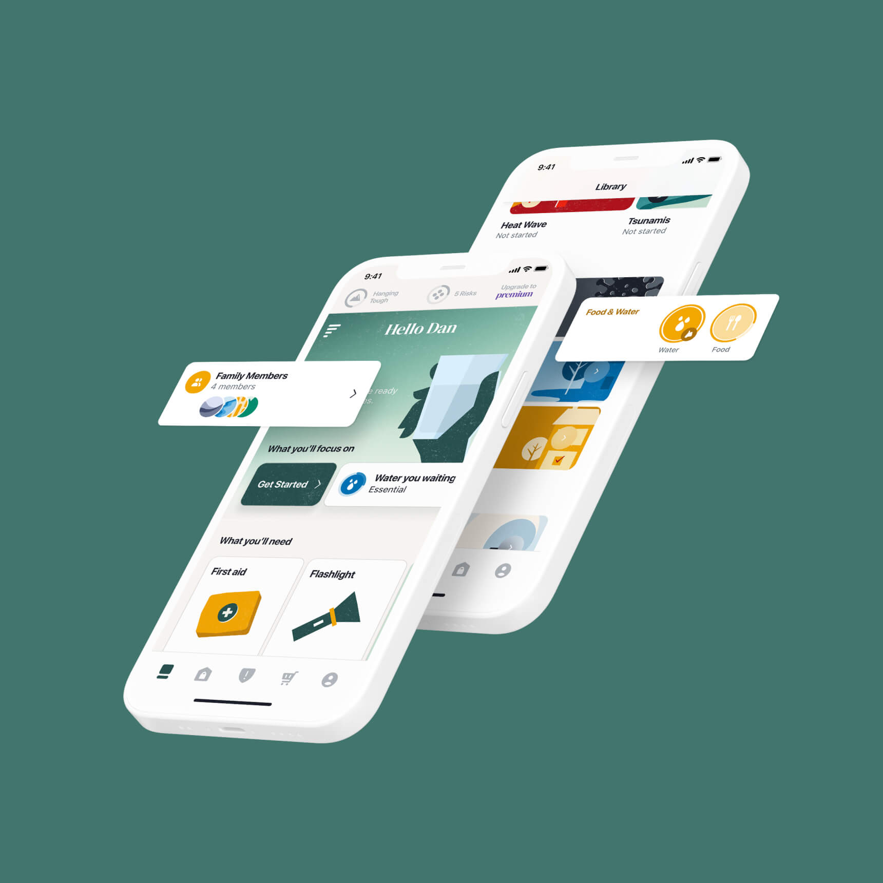 Harbor mobile app design screens